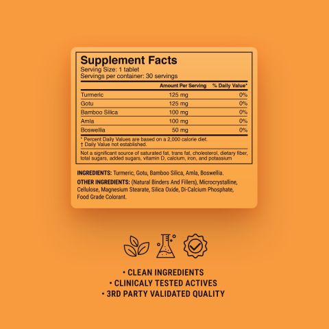 500mg - Collagen + Cartilage Support - Mood Tablets - Thumbnail 9