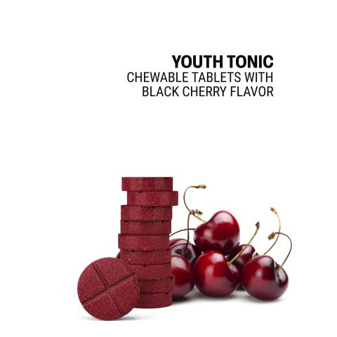 500mg - Anti-Aging Youth Tonic - Black Cherry - Mood Tablets - Thumbnail 4