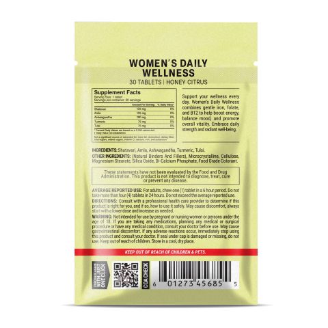 500mg - Women’s Daily Wellness - Mood Tablets - Thumbnail 8