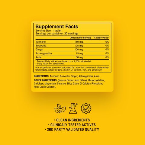 500mg - Mobility + Recovery - Mood Tablets - Thumbnail 9